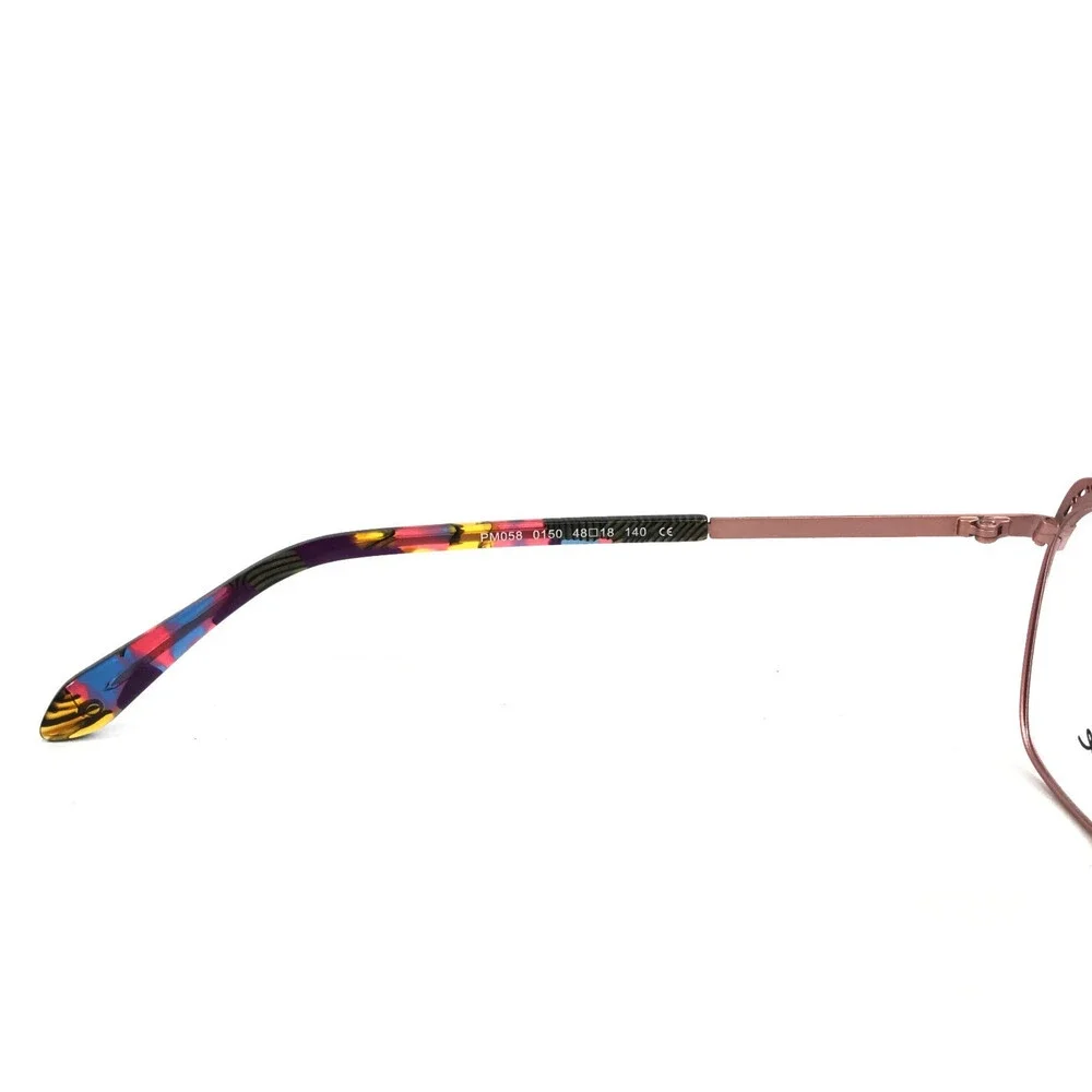 J.F. Rey Petite Eyeglasses Frame PM058 0150 Black Pink Square Full Rim 48-18-140